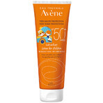 Avene Sun, leche protectora para rostro y cuerpo para niños, pieles sensibles, SPF50+, 250 ml