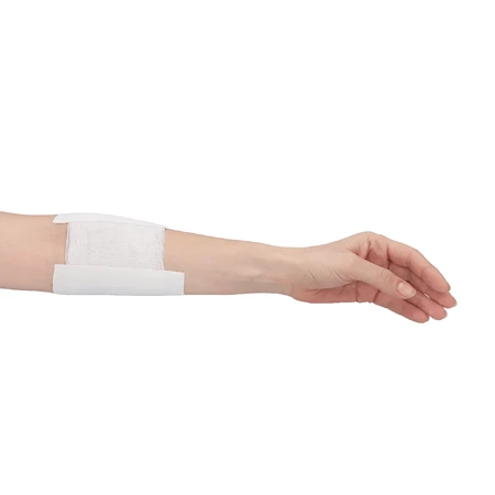 SEMA Protect, tampoane de tifon nesterile, cu 17 fire, 8 straturi, 10 cm x 10 cm, 100 bucăți