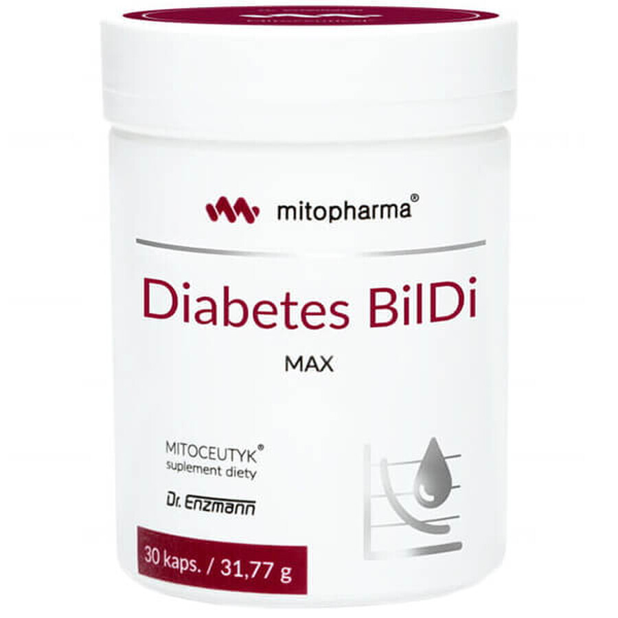 Mito-Pharma, Diabetes BilDi max, 30 Kapseln