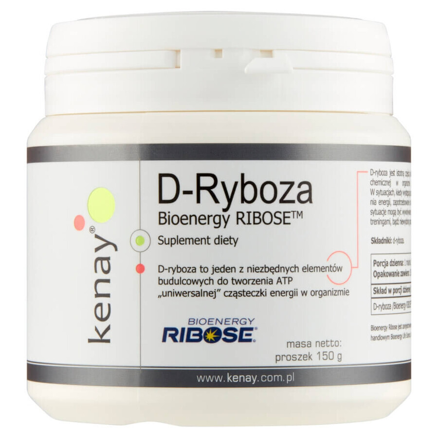 Kenay D-Ribosa Bioenergía Ribosa, 150 g