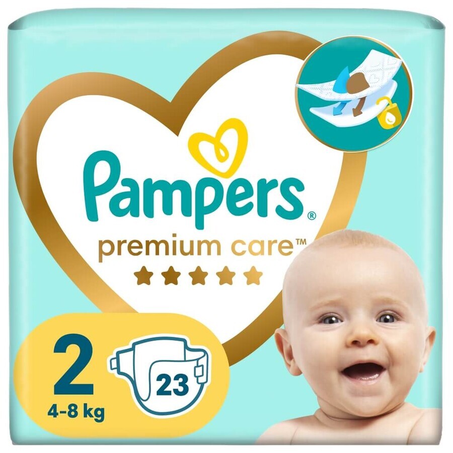 Pampers Premium Care, couches taille 2, Mini, 4-8 kg, 23 pcs