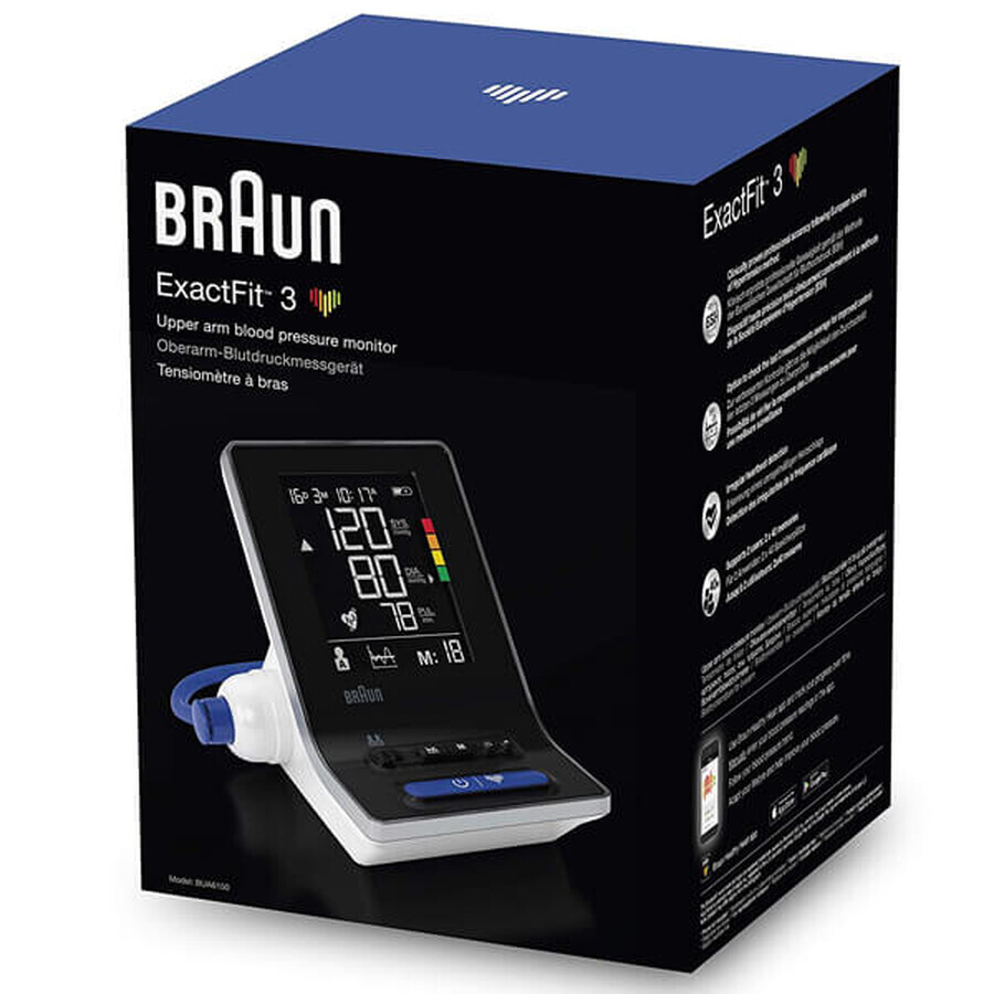 Braun ExactFit-3 BUA6150, tensiómetro automático de brazo