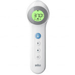 Braun BNT 400 5-in-1 non-contact forehead thermometer with Age Precision, white