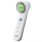 Braun BNT 400 5-in-1 non-contact forehead thermometer with Age Precision, white