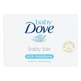 Dove Baby, barra lavante para bebés, desde los primeros días de vida, 75 g