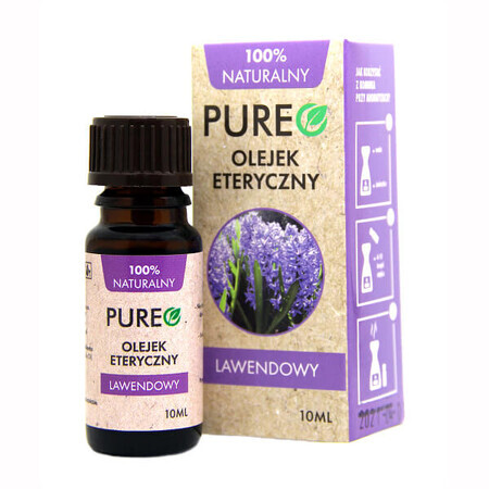 Pureo, aceite esencial de lavanda, 10 ml