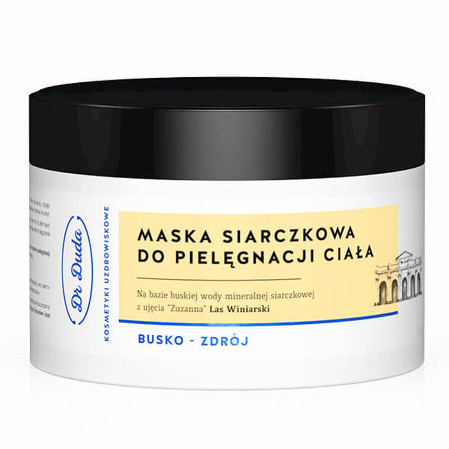 Dr Duda, mascarilla de sulfuro para el cuidado corporal, 200 g