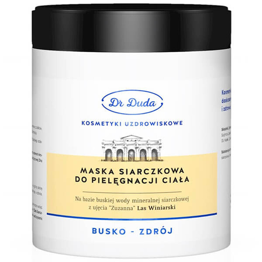 Dr Duda, mascarilla de sulfuro para el cuidado corporal, 500 g