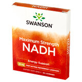 Swanson Maxiumum Strength NADH, muntsmaak, 30 zuigtabletten