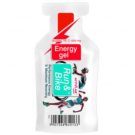 Activlab Run &amp; Bike, Energy Gel, sabor fresa, 40 g