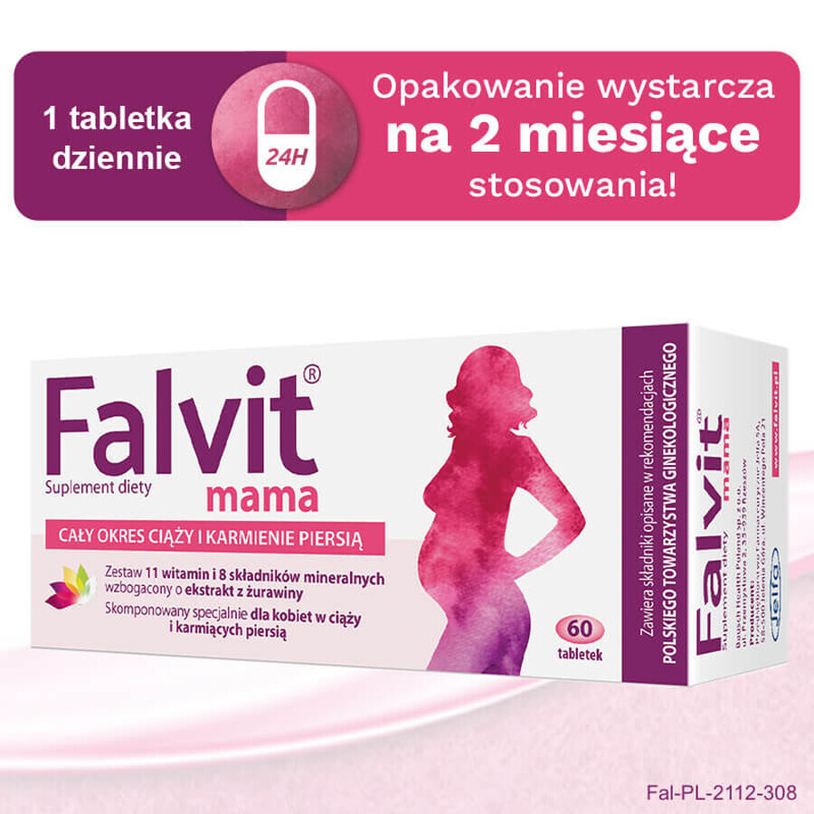 Falvit Mama, 60 comprimidos recubiertos