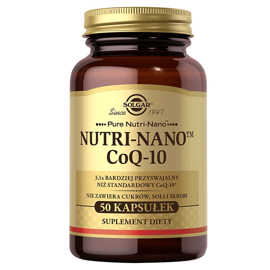 Solgar Nutri-Nano CoQ10, 50 kapsułek: ceny i cechy