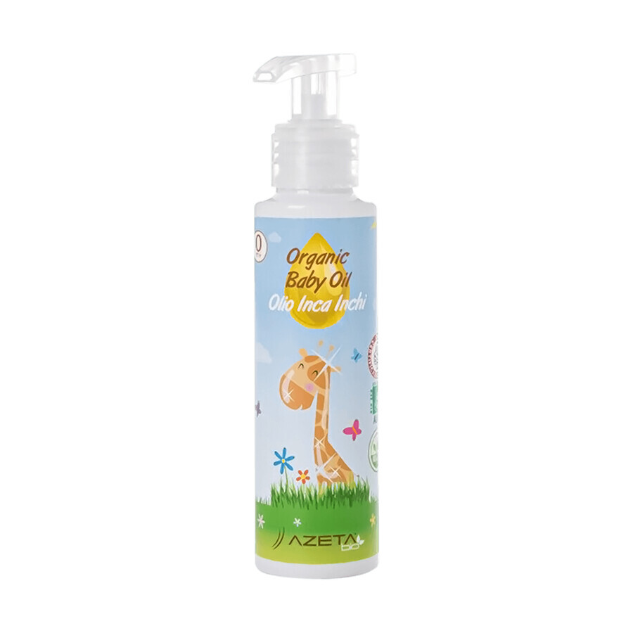 Azeta Bio, aceite de cuidado y masaje ecológico para niños y bebés, desde el nacimiento, 100 ml