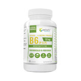 Wish, Vitamina B6 P-5-P coenzimática 50 mg + prebiótico, 60 cápsulas