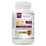 Wish, Vitamina K2 MK-7 de Natto 100 µg, menaquinona-7, 120 comprimidos