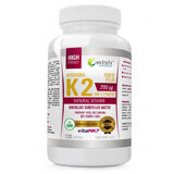 Wish Vitamina K2 MK-7 200 µg Forte Plus, 120 cápsulas