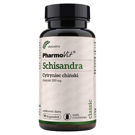 PharmoVit Schisandra, esquisandra, 90 cápsulas