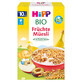 HiPP Muesli Bio, pl&#225;tano, manzanas y ciruelas, sin az&#250;cares a&#241;adidos, a partir de 10 meses, 200 g