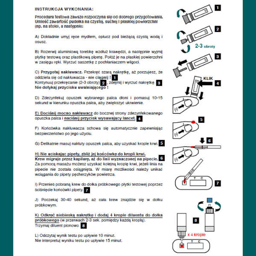 Pylori-Screen, rapid test for the detection of antibodies against Helicobacter pylori, 1 pc