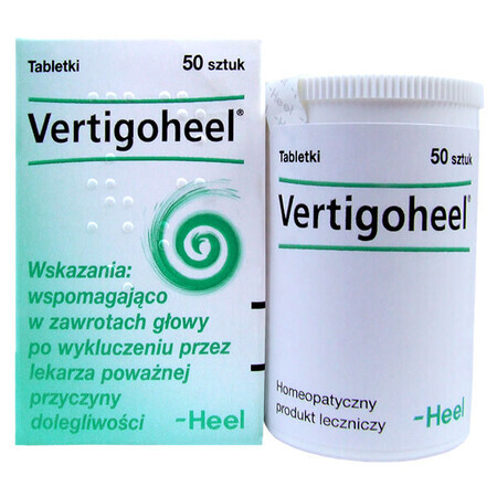 Heel Vertigoheel, 50 sublingual tablets