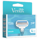 Gillette Venus Smooth, cartuchos de recambio, 4 unidades