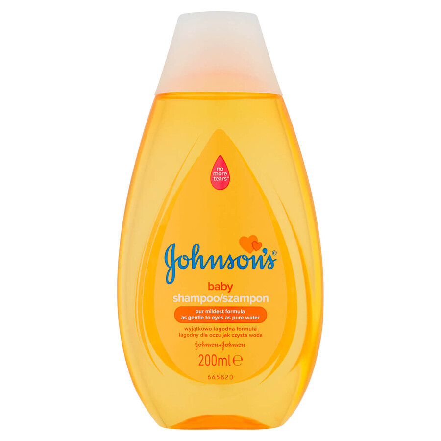 Johnson's baby, Gold, shampoo per capelli per bambini, 200 ml