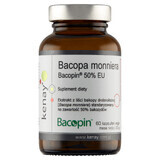 Kenay Bacopa Monniera Bacopin, bacopa de hoja pequeña, 60 cápsulas