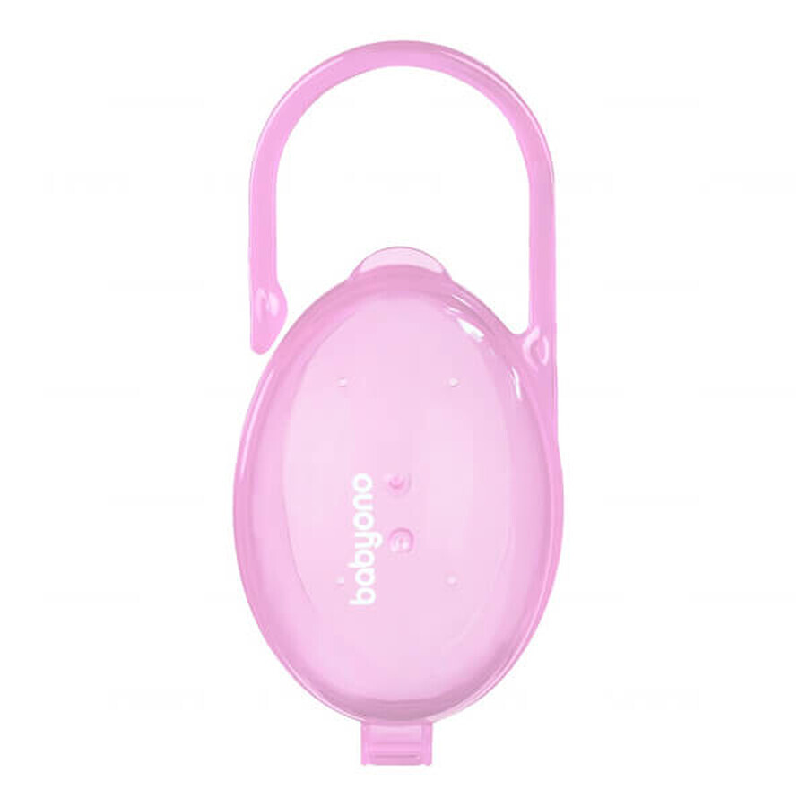 BabyOno, contenedor para chupetes, rosa, 1 pieza