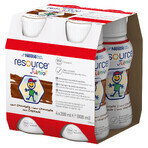 Resource Junior, preparación nutricional para mayores de 1 año, sabor chocolate, 4 x 200 ml