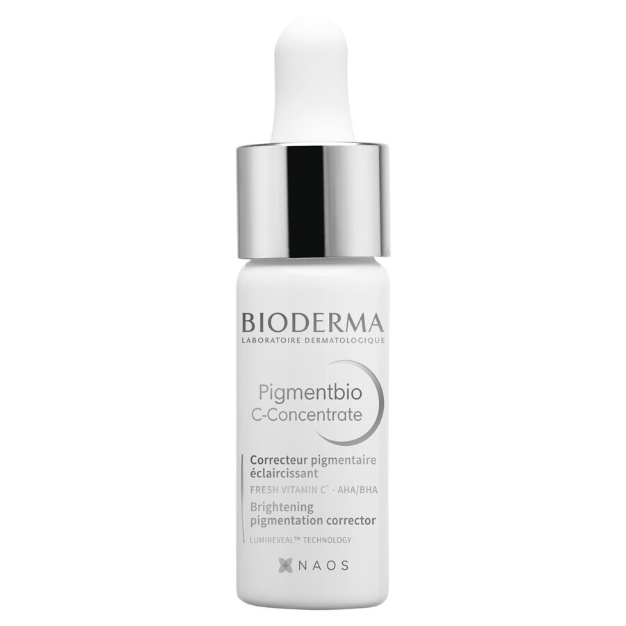 Bioderma Pigmentbio C-Konzentrat, aufhellendes Gesichtskonzentrat, mit Vitamin C, 15 ml