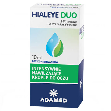 Hialeye Duo, gotas oculares hidratantes intensivas, 10 ml