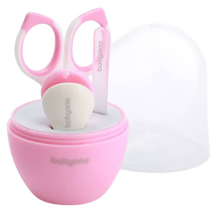 BabyOno, Nagelpflege-Set für Babys und Kleinkinder, rosa, 398/02