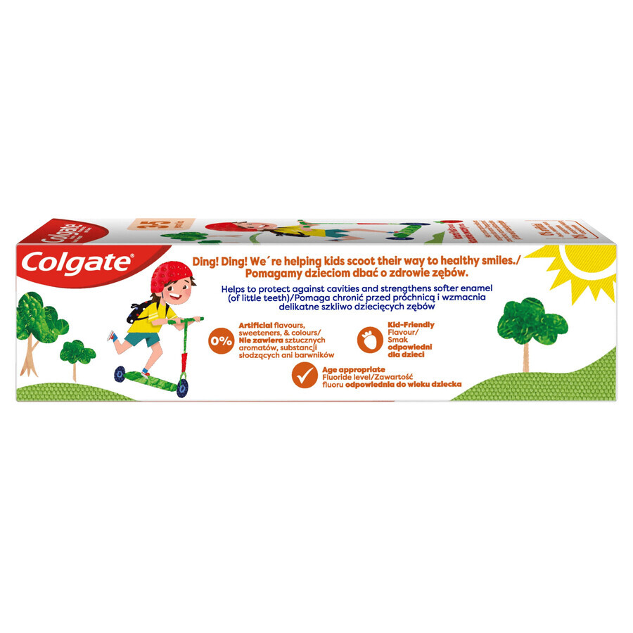 Colgate Kids, pasta dentífrica infantil, fresa, 3-5 años, 50 ml