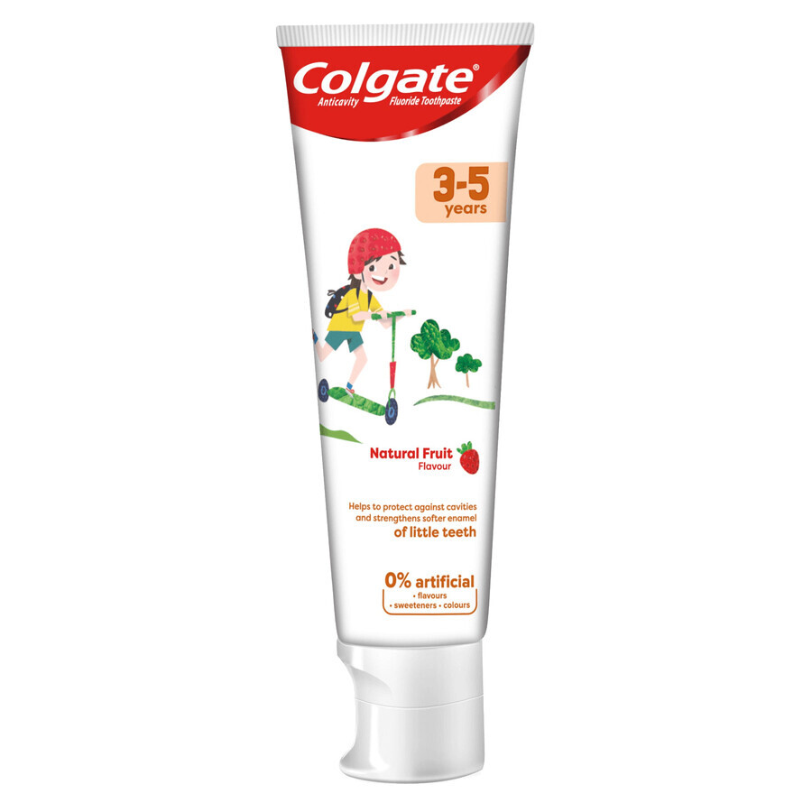 Colgate Kids, pasta dentífrica infantil, fresa, 3-5 años, 50 ml