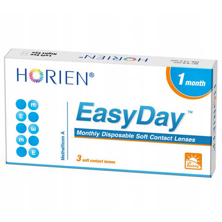 Lentillas Horien EasyDay, 30 días, -1,25, 3 unidades