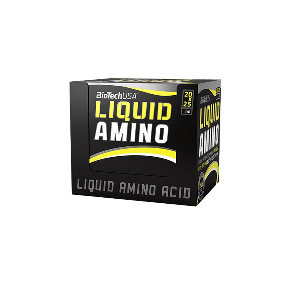 Líquido Amino Nitron Fango, 20 viales X 25ml, Biotech USA