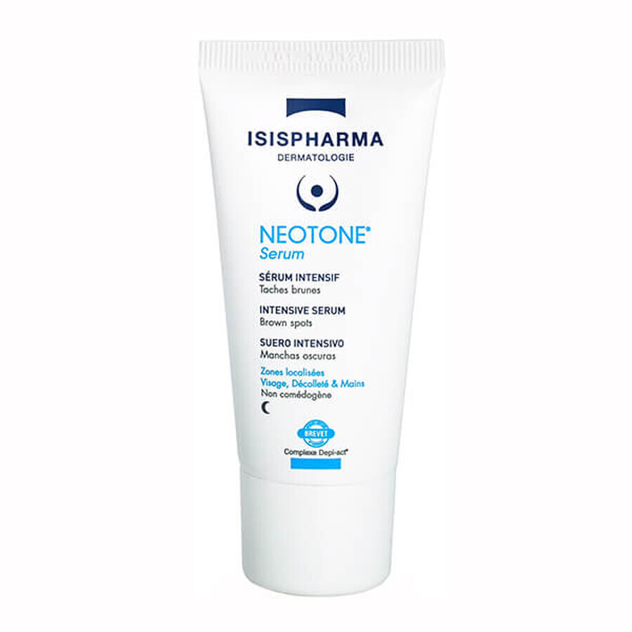 Isispharma Neotone, suero para la eliminación de la decoloración de la piel, para la noche, 30 ml