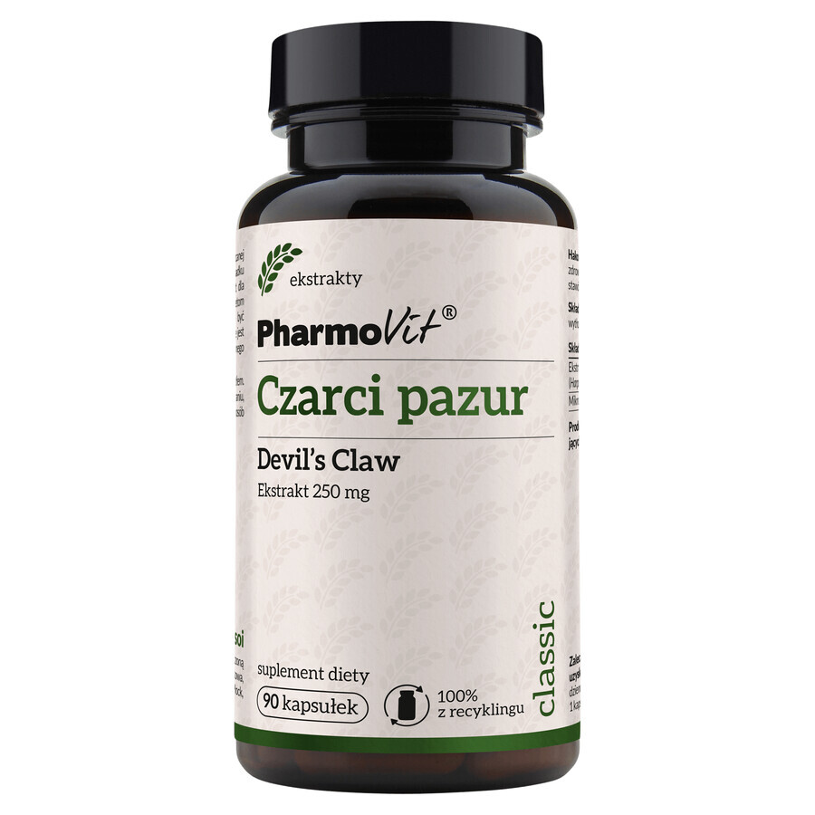 PharmoVit, Garra Negra, 90 cápsulas