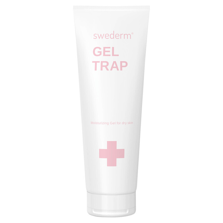 Swederm Gel Trap, loción corporal intensamente hidratante con ácido hialurónico y vitamina E, 250 ml