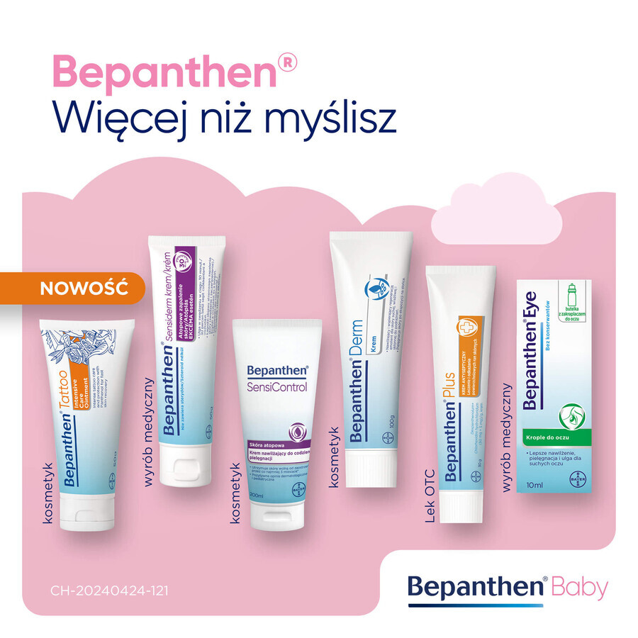 Set Bepanthen Baby, pomada protectora contra la dermatitis del pañal para bebés, 2 x 100 g