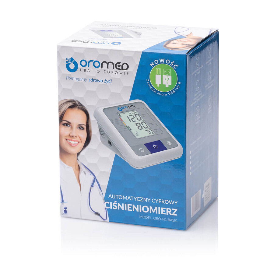 Oromed Oro-N1 Basic, tensiómetro electrónico de brazo