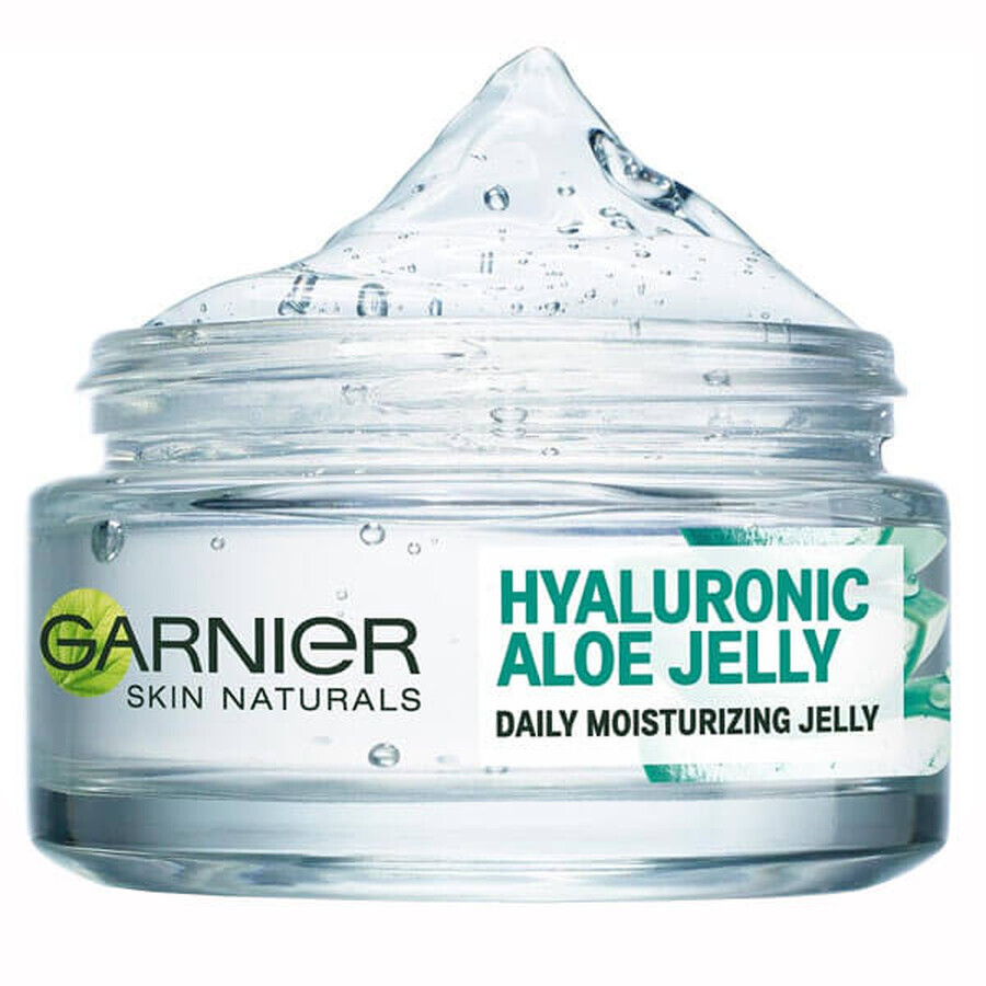 Garnier Skin Naturals Hyaluronic Aloe Jelly, gel hidratante ligero, 50 ml