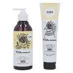 Yope havermelk set, natuurlijke shampoo voor normaal haar, 300ml + natuurlijke haarconditioner, 170ml