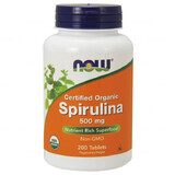 Now Foods Espirulina 500 mg, 200 comprimidos