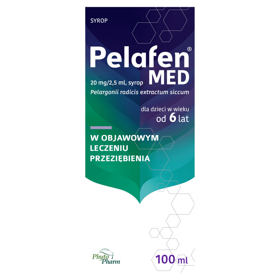 Pelafen MED 20 mg/ 2,5 ml, sciroppo, 100 ml