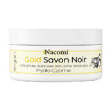 Nacomi, Jabón negro Gold Savon Noir, 125 g