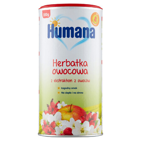 Humana Fruit Tea, granulado, después de 8 meses, 200 g