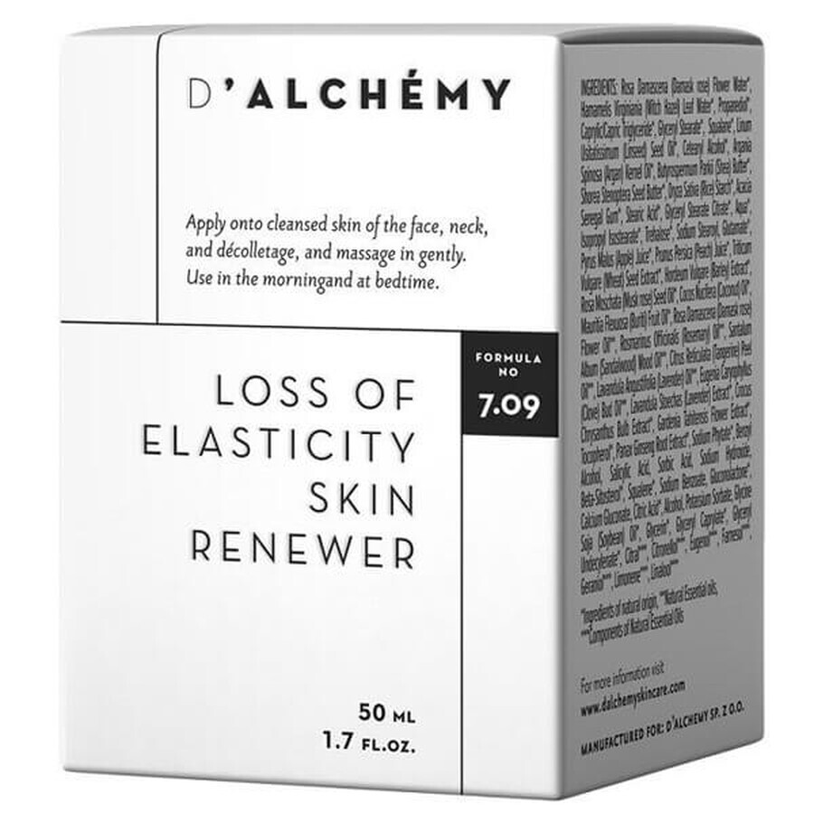 D&#39;Alchemy, crema antiedad para pieles secas y sensibles, 50 ml