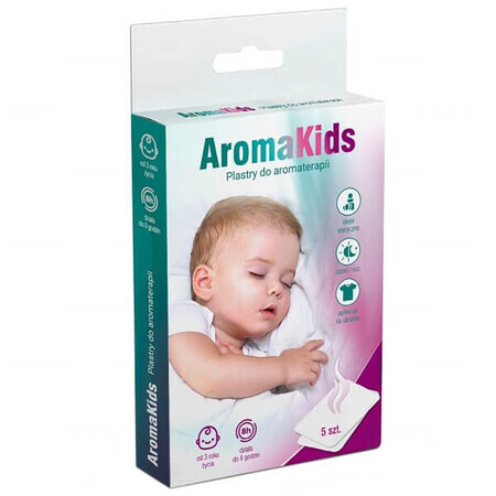 AromaKids, parches de aromaterapia para niños a partir de 3 años, 5 piezas