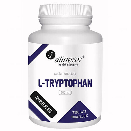 Aliness L-Triptófano, L-triptófano 500 mg, 100 cápsulas vegetales